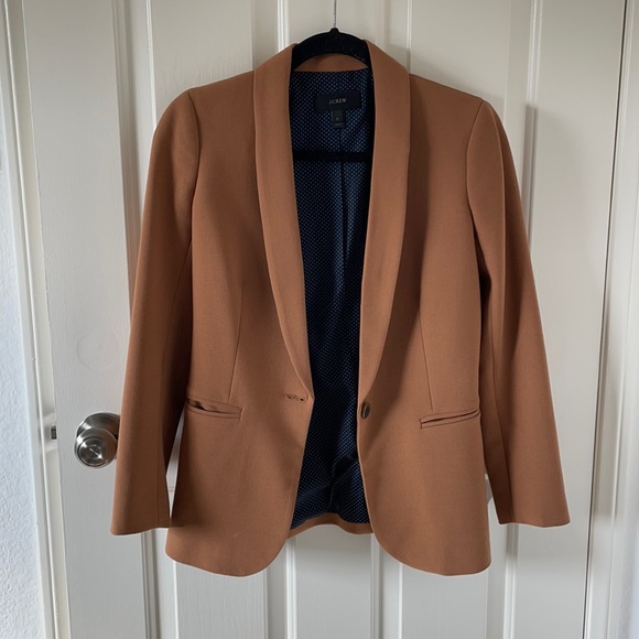 J. Crew Jackets & Blazers - JCrew Parke Wool Blazer in 0 in Camel